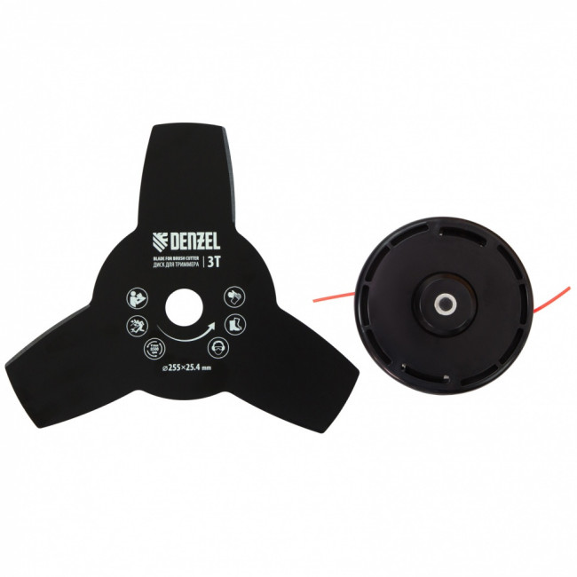 Триммер бензиновый DR-52S, 52 см3, разъемная штанга, состоит из 2 частей Denzel ( 96276 )