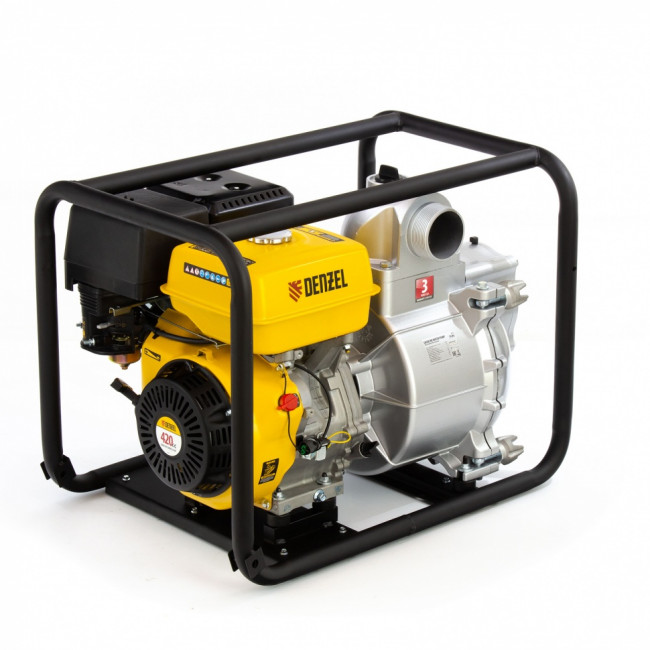 Мотопомпа бензиновая для грязной воды PX-80D, 15 л.с, 3", 1500 л/мин, глубина 8 м , напор 30 м Denzel ( 99204 ) Мотопомпа бензиновая для грязной воды PX-80D, 15 л.с, 3", 1500 л/мин, глубина 8 м , напор 30 м Denzel ( 99204 )