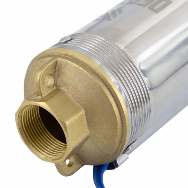 Скважинный насос DWC-4-140, центробежный, диаметр 4&quot;, 2000 Вт, 6000 л/ч, напор 140 м Denzel