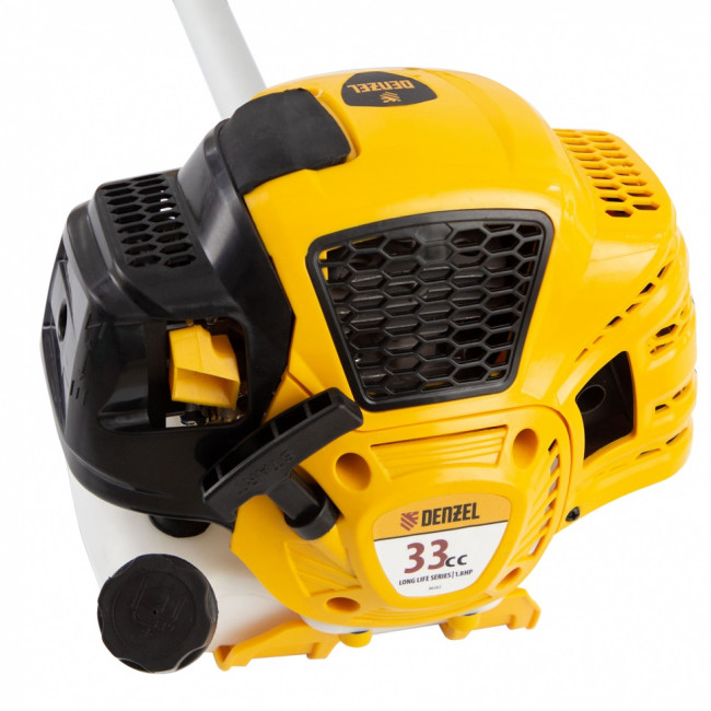 Триммер бензиновый DTL-33S, 33 см3, разъемная штанга, состоит из 2 частей Denzel ( 96262 ) Триммер бензиновый DTL-33S, 33 см3, разъемная штанга, состоит из 2 частей Denzel ( 96262 )