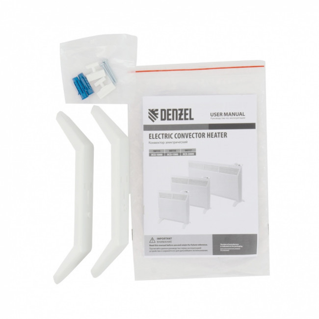 Конвектор электрический XCE-1500, 230 В, 1500 Вт, X-образный нагреватель Denzel ( 98116 ) Конвектор электрический XCE-1500, 230 В, 1500 Вт, X-образный нагреватель Denzel ( 98116 )