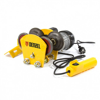 Каретка электрическая для тельфера Т-1000,1 т, 540 Вт Denzel