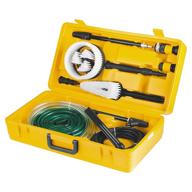 Набор аксессуаров для моек высокого давления (щетки, насадки, коннекторы, шланги) Denzel, ( 58292 )