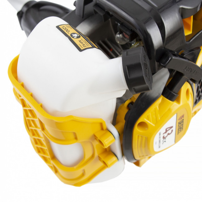 Триммер бензиновый DTL-43S, 43 см3, разъемная штанга, состоит из 2 частей Denzel ( 96264 ) Триммер бензиновый DTL-43S, 43 см3, разъемная штанга, состоит из 2 частей Denzel ( 96264 )