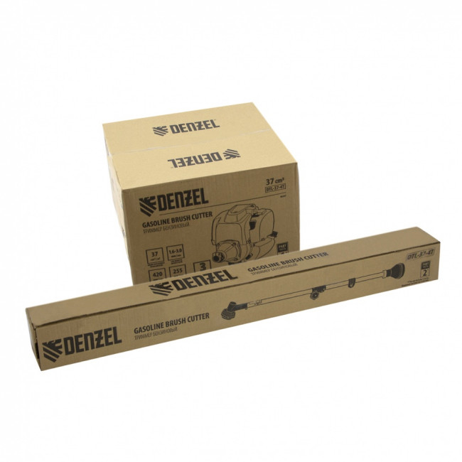 Триммер бензиновый DTL-43S, 43 см3, разъемная штанга, состоит из 2 частей Denzel ( 96264 ) Триммер бензиновый DTL-43S, 43 см3, разъемная штанга, состоит из 2 частей Denzel ( 96264 )