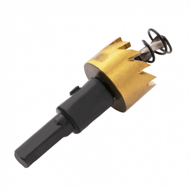 Коронка по металлу HSS, 21 мм, нитридтитановое покрытие Denzel ( 724102 ) Коронка по металлу HSS, 21 мм, нитридтитановое покрытие Denzel ( 724102 )