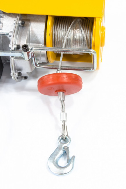 Тельфер электрический TF-500, 0.5 т, 1020 Вт, высота 12 м, 10 м/мин Denzel