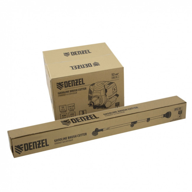 Триммер бензиновый DTL-52, 52 см3, неразъемная штанга, состоит из 2 частей Denzel ( 96265 ) Триммер бензиновый DTL-52, 52 см3, неразъемная штанга, состоит из 2 частей Denzel ( 96265 )
