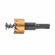 Коронка по металлу HSS, 22 мм, нитридтитановое покрытие Denzel ( 724103 ) Коронка по металлу HSS, 22 мм, нитридтитановое покрытие Denzel ( 724103 )