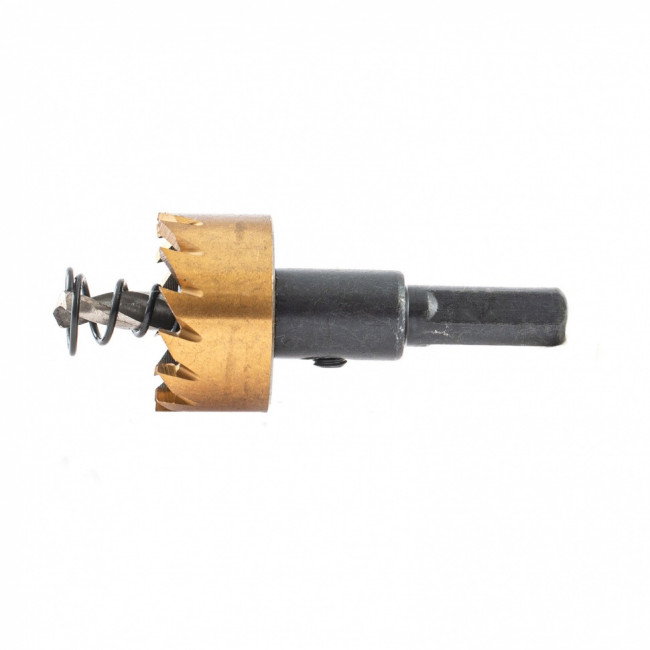 Коронка по металлу HSS, 25 мм, нитридтитановое покрытие Denzel ( 724104 ) Коронка по металлу HSS, 25 мм, нитридтитановое покрытие Denzel ( 724104 )