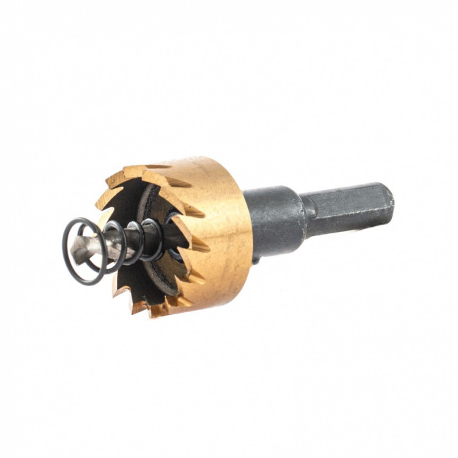 Коронка по металлу HSS, 25 мм, нитридтитановое покрытие Denzel ( 724104 ) Коронка по металлу HSS, 25 мм, нитридтитановое покрытие Denzel ( 724104 )