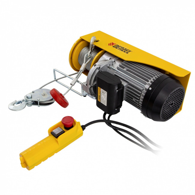 Тельфер электрический TF-1200,1.2 т, 1800 Вт, высота 12 м, 8 м/мин Denzel Тельфер электрический TF-1200,1.2 т, 1800 Вт, высота 12 м, 8 м/мин Denzel