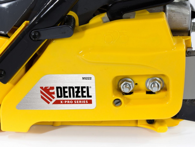 Пила цепная бензиновая GS-38 X-Pro, 38 куб.см, 1.6 кВт, длина шины 40 см, шаг 3/8" Denzel Пила цепная бензиновая GS-38 X-Pro, 38 куб.см, 1.6 кВт, длина шины 40 см, шаг 3/8" Denzel