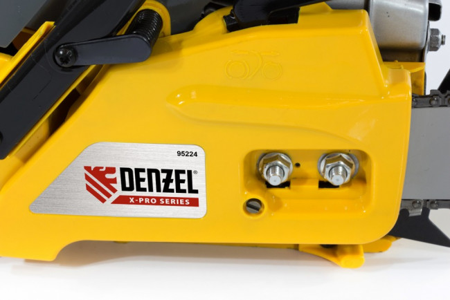 Пила цепная бензиновая GS-40 X-Pro, 42 куб.см, 1.7 кВт, длина шины 40 см, шаг 3/8" Denzel Пила цепная бензиновая GS-40 X-Pro, 42 куб.см, 1.7 кВт, длина шины 40 см, шаг 3/8" Denzel