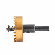 Коронка по металлу HSS, 42 мм, нитридтитановое покрытие Denzel ( 724114 ) Коронка по металлу HSS, 42 мм, нитридтитановое покрытие Denzel ( 724114 )