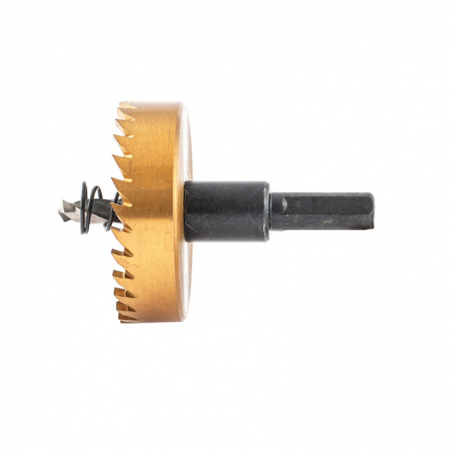 Коронка по металлу HSS, 50 мм, нитридтитановое покрытие Denzel ( 724116 ) Коронка по металлу HSS, 50 мм, нитридтитановое покрытие Denzel ( 724116 )