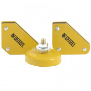 Набор из 2 магнитных сварочных фиксаторов и магнитной клеммы "масса" Denzel Набор из 2 магнитных сварочных фиксаторов и магнитной клеммы "масса" Denzel