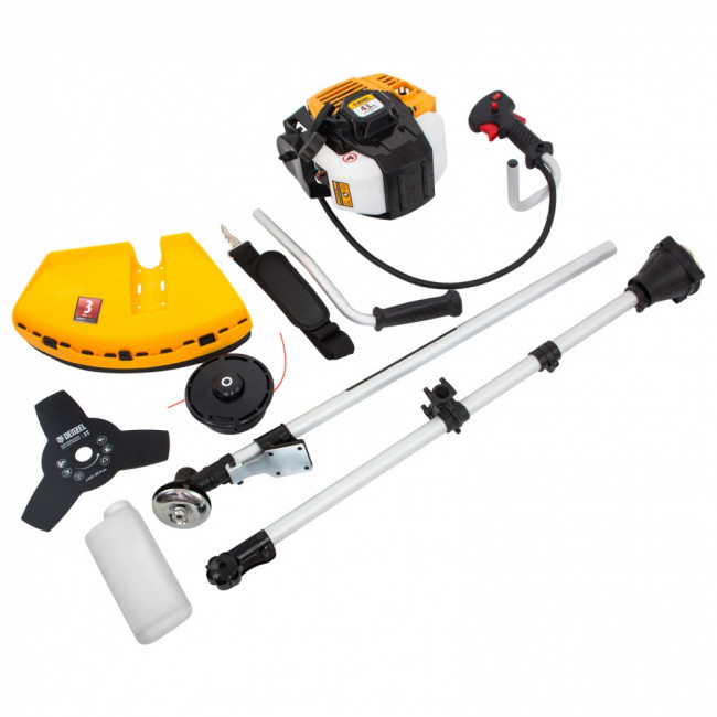 Триммер бензиновый DR-43S, 43 см3, разъемная штанга, состоит из 2 частей Denzel ( 96274 ) Триммер бензиновый DR-43S, 43 см3, разъемная штанга, состоит из 2 частей Denzel ( 96274 )