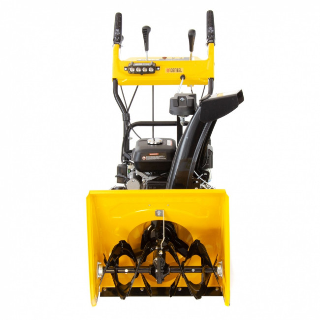 Бензиновая снегоуборочная машина SB 650 E, 6.5 л.с, с электростартером, фара Denzel Бензиновая снегоуборочная машина SB 650 E, 6.5 л.с, с электростартером, фара Denzel