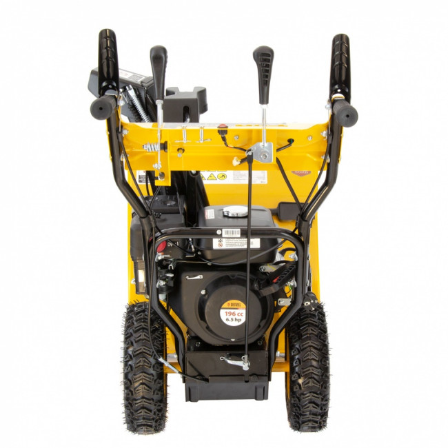 Бензиновая снегоуборочная машина SB 650 E, 6.5 л.с, с электростартером, фара Denzel Бензиновая снегоуборочная машина SB 650 E, 6.5 л.с, с электростартером, фара Denzel