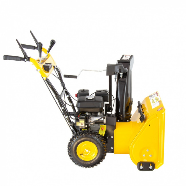 Бензиновая снегоуборочная машина SB 650 E, 6.5 л.с, с электростартером, фара Denzel Бензиновая снегоуборочная машина SB 650 E, 6.5 л.с, с электростартером, фара Denzel