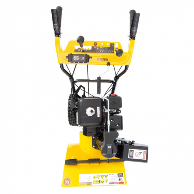 Бензиновая снегоуборочная машина SB 650 E, 6.5 л.с, с электростартером, фара Denzel Бензиновая снегоуборочная машина SB 650 E, 6.5 л.с, с электростартером, фара Denzel