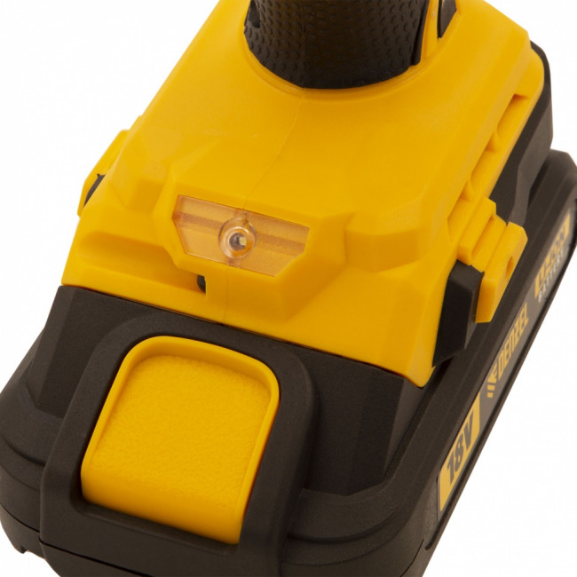 Дрель-шуруповерт аккумуляторная с бесщеточным двигателем BLDL-IB-18-02, Li-Ion, 18 В, 1.5 А/ч, 2 аккумулятора Denzel Дрель-шуруповерт аккумуляторная с бесщеточным двигателем BLDL-IB-18-02, Li-Ion, 18 В, 1.5 А/ч, 2 аккумулятора Denzel