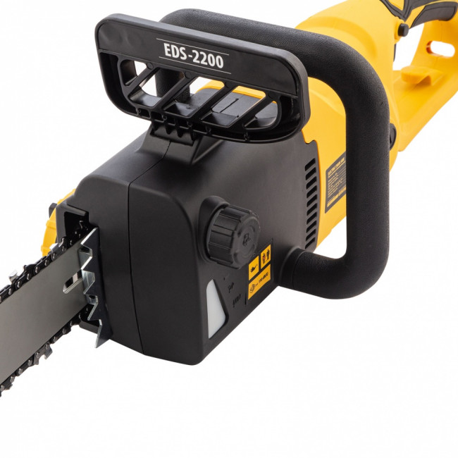 Пила цепная электрическая EDS-2200, 2.2 кВт,продольная, шина 45 см, шаг 3/8, паз 1.3 мм, 62 звена Denzel ( 95619 ) Пила цепная электрическая EDS-2200, 2.2 кВт,продольная, шина 45 см, шаг 3/8, паз 1.3 мм, 62 звена Denzel ( 95619 )