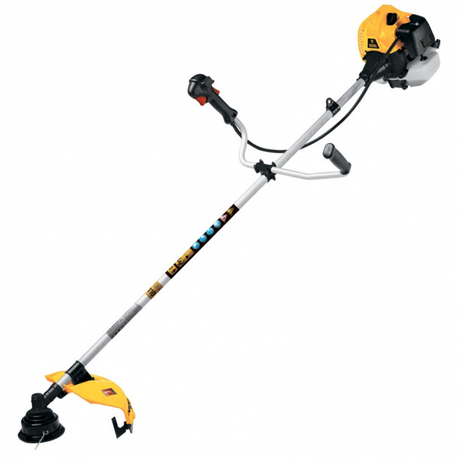 Триммер бензиновый DT-43E, 43 см3, неразъемная штанга, электростартер, состоит из 2 частей Denzel ( 962015 )