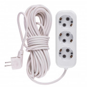 Удлинитель бытовой, серия УХз-10-310, с заземлением, 10 м, 3 розетки, 10 А Denzel Удлинитель бытовой, серия УХз-10-310, с заземлением, 10 м, 3 розетки, 10 А Denzel