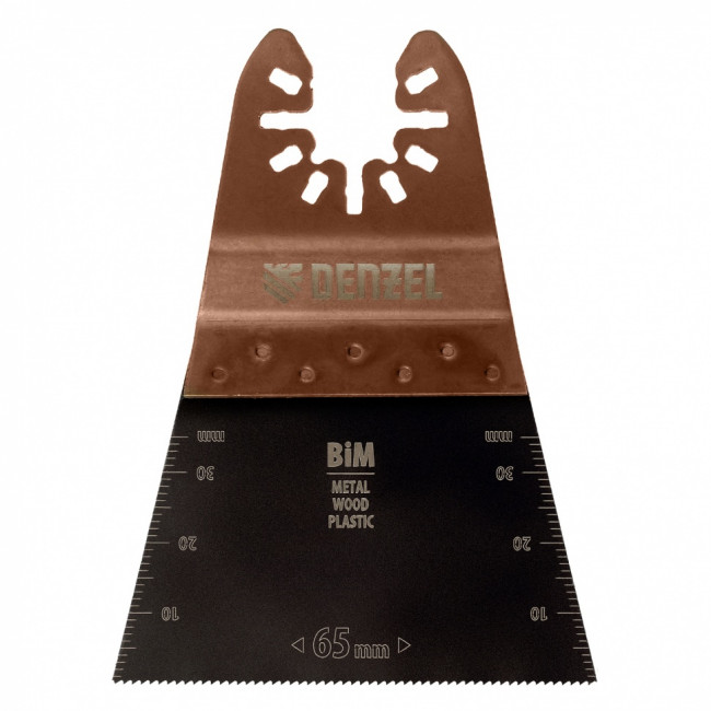 Насадка для МФИ режущая прямая, BiM, по металлу и дереву, 65 x 1.2 мм, мелкий зуб Denzel ( 782303 )