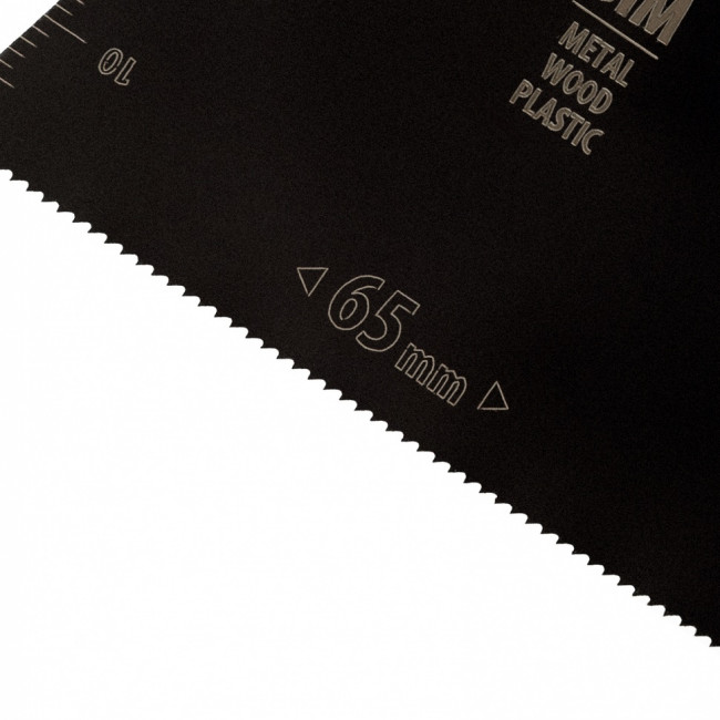 Насадка для МФИ режущая прямая, BiM, по металлу и дереву, 65 x 1.2 мм, мелкий зуб Denzel ( 782303 )