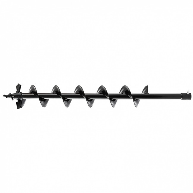 Шнек для грунта ER-100, диаметр 100 мм, длина 800 мм,соединение 20 мм, съемный нож Denzel ( 56006 )