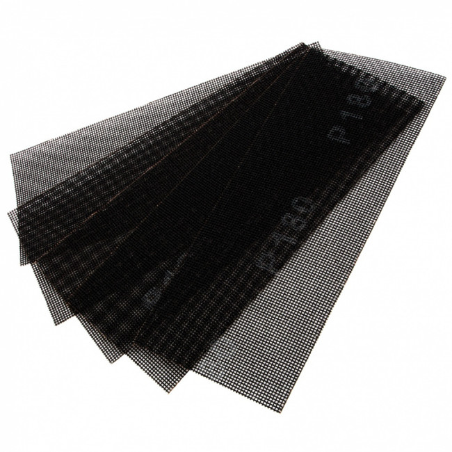 Сетка абразивная, P 180, 115 х 280 мм, 5 шт Denzel Сетка абразивная, P 180, 115 х 280 мм, 5 шт Denzel