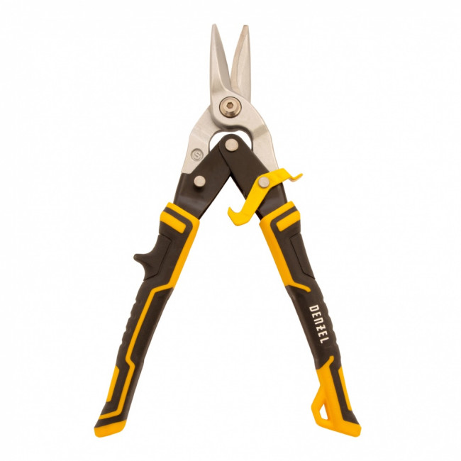 Ножницы по металлу, 270 мм, прямой рез, сталь-CrMo, трехкомпонентные рукоятки Denzel ( 78370 ) Ножницы по металлу, 270 мм, прямой рез, сталь-CrMo, трехкомпонентные рукоятки Denzel ( 78370 )