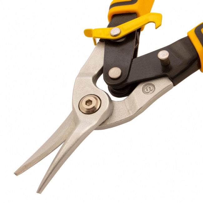 Ножницы по металлу, 270 мм, прямой рез, сталь-CrMo, трехкомпонентные рукоятки Denzel ( 78370 ) Ножницы по металлу, 270 мм, прямой рез, сталь-CrMo, трехкомпонентные рукоятки Denzel ( 78370 )