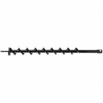 Шнек для грунта E-60, диаметр 60 мм, длина 800 мм,соединение 20 мм, несъемный нож Denzel ( 56020 )