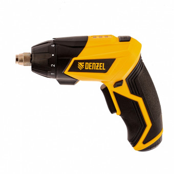Отвертка аккумуляторная CSL-3.6-01, Li-Ion, 3.6 В, 1.3 А*ч, 200 об/мин, с аксессуарами Denzel Отвертка аккумуляторная CSL-3.6-01, Li-Ion, 3.6 В, 1.3 А*ч, 200 об/мин, с аксессуарами Denzel