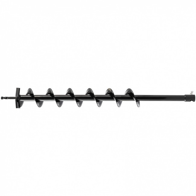 Шнек для грунта E-80, диаметр 80 мм, длина 800 мм,соединение 20 мм, несъемный нож Denzel ( 56021 )