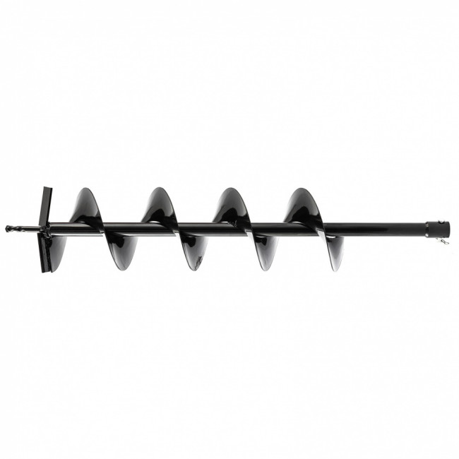 Шнек для грунта E-150, диаметр 150 мм, длина 800 мм,соединение 20 мм, несъемный нож Denzel ( 56023 )