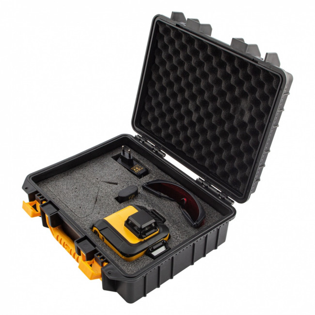 Лазерный уровень мультипризменный LX 360-3 Red, 30 м, 635 нм, аккумулятор Li 2800 мАч, резьба 5/8" Denzel ( 35077 ) Лазерный уровень мультипризменный LX 360-3 Red, 30 м, 635 нм, аккумулятор Li 2800 мАч, резьба 5/8" Denzel ( 35077 )