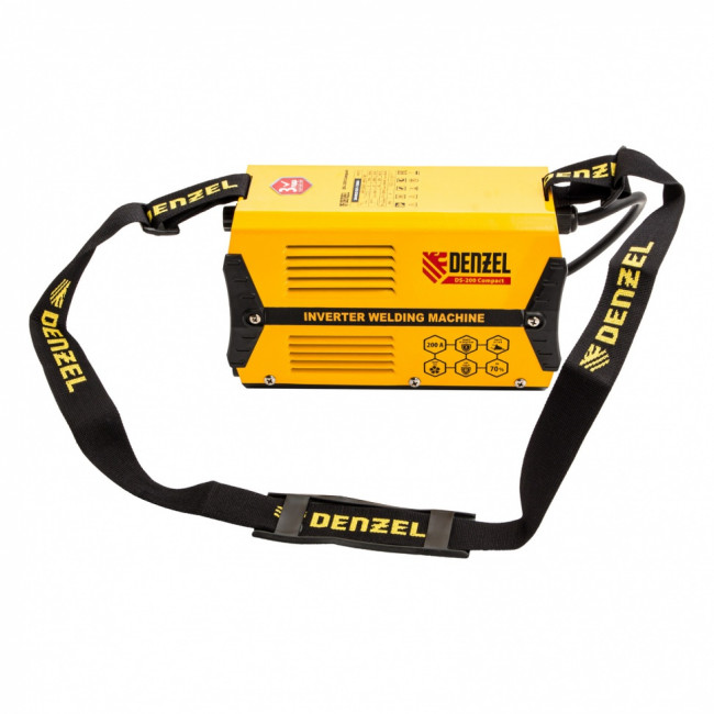 Аппарат инверторный дуговой сварки DS-200 Compact, 200 А, ПВ 70%, диаметр электрода 1.6-5 мм Denzel