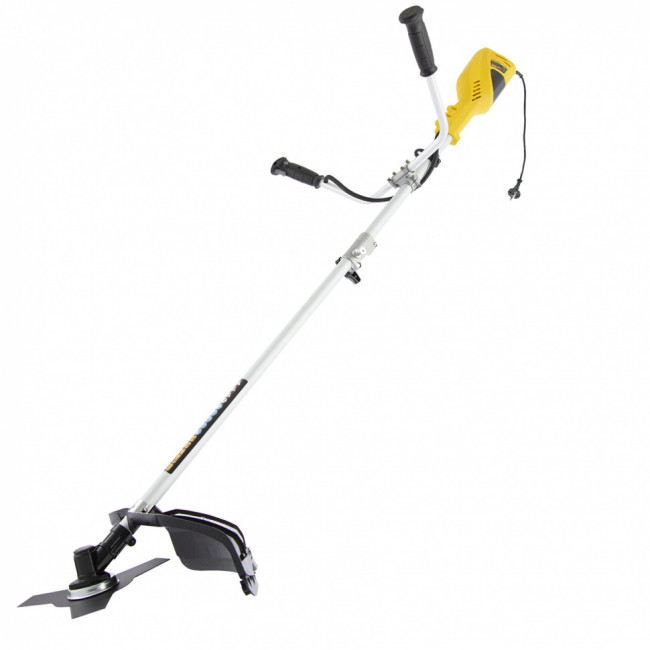 Триммер электрический TE-1400, 1400 Вт, 420 мм, катушка + диск, разборная штанга Denzel Триммер электрический TE-1400, 1400 Вт, 420 мм, катушка + диск, разборная штанга Denzel