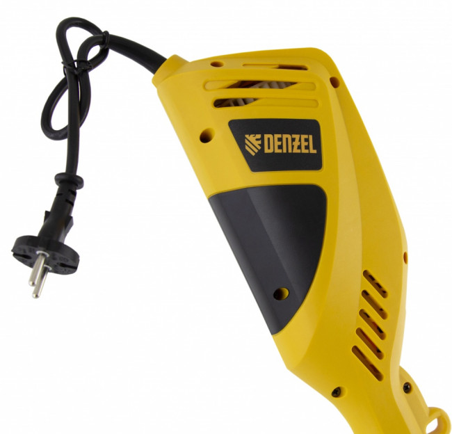 Триммер электрический TE-1400, 1400 Вт, 420 мм, катушка + диск, разборная штанга Denzel Триммер электрический TE-1400, 1400 Вт, 420 мм, катушка + диск, разборная штанга Denzel