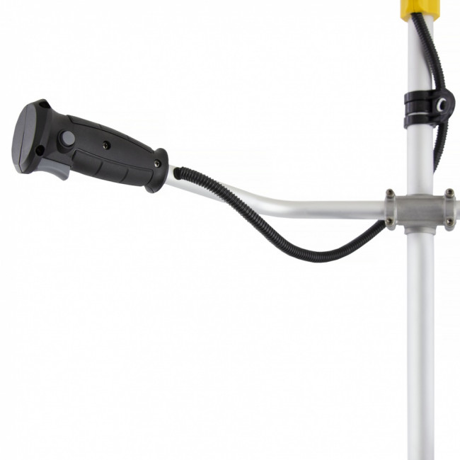 Триммер электрический TE-1400, 1400 Вт, 420 мм, катушка + диск, разборная штанга Denzel Триммер электрический TE-1400, 1400 Вт, 420 мм, катушка + диск, разборная штанга Denzel