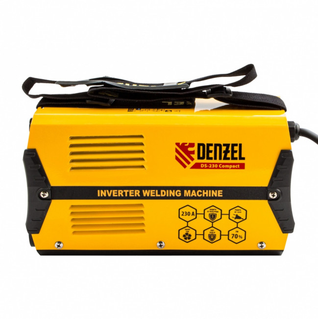 Аппарат инверторный дуговой сварки DS-230 Compact, 230 А, ПВ 70%, диаметр электрода 1.6-5 мм Denzel