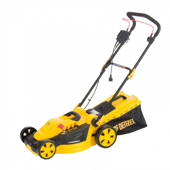 Газонокосилка электрическая GM-1800, 1800 Вт, ширина 38 см, 6 уровней, травосборник 40 л. Denzel, ( 96617 ) Газонокосилка электрическая GM-1800, 1800 Вт, ширина 38 см, 6 уровней, травосборник 40 л. Denzel, ( 96617 )