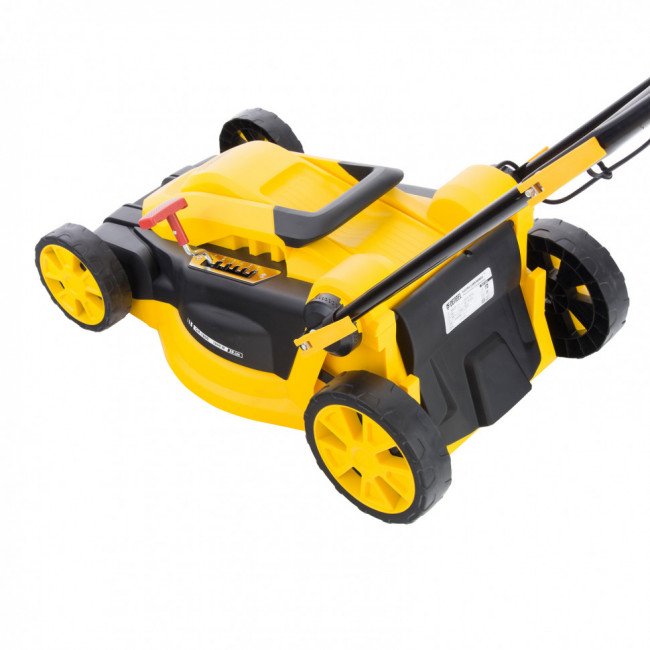 Газонокосилка электрическая GM-1800, 1800 Вт, ширина 38 см, 6 уровней, травосборник 40 л. Denzel, ( 96617 ) Газонокосилка электрическая GM-1800, 1800 Вт, ширина 38 см, 6 уровней, травосборник 40 л. Denzel, ( 96617 )