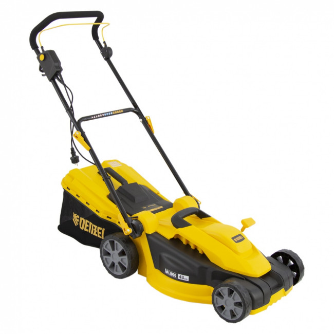 Газонокосилка электрическая GM-2000, 2000 Вт, ширина 43 см, 6 уровней, травосборник 45 л. Denzel Газонокосилка электрическая GM-2000, 2000 Вт, ширина 43 см, 6 уровней, травосборник 45 л. Denzel