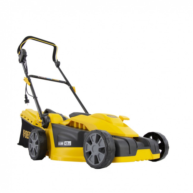 Газонокосилка электрическая GM-2000, 2000 Вт, ширина 43 см, 6 уровней, травосборник 45 л. Denzel Газонокосилка электрическая GM-2000, 2000 Вт, ширина 43 см, 6 уровней, травосборник 45 л. Denzel